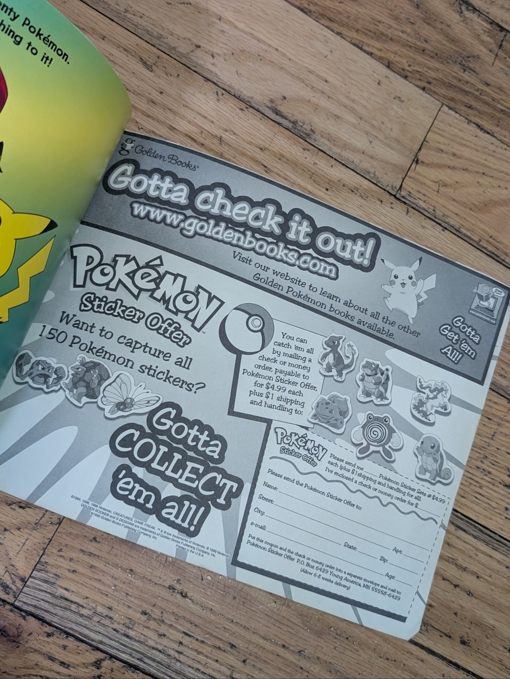 GUC 1999 Pokémon Counting Book *B15 - Picture 10 of 10